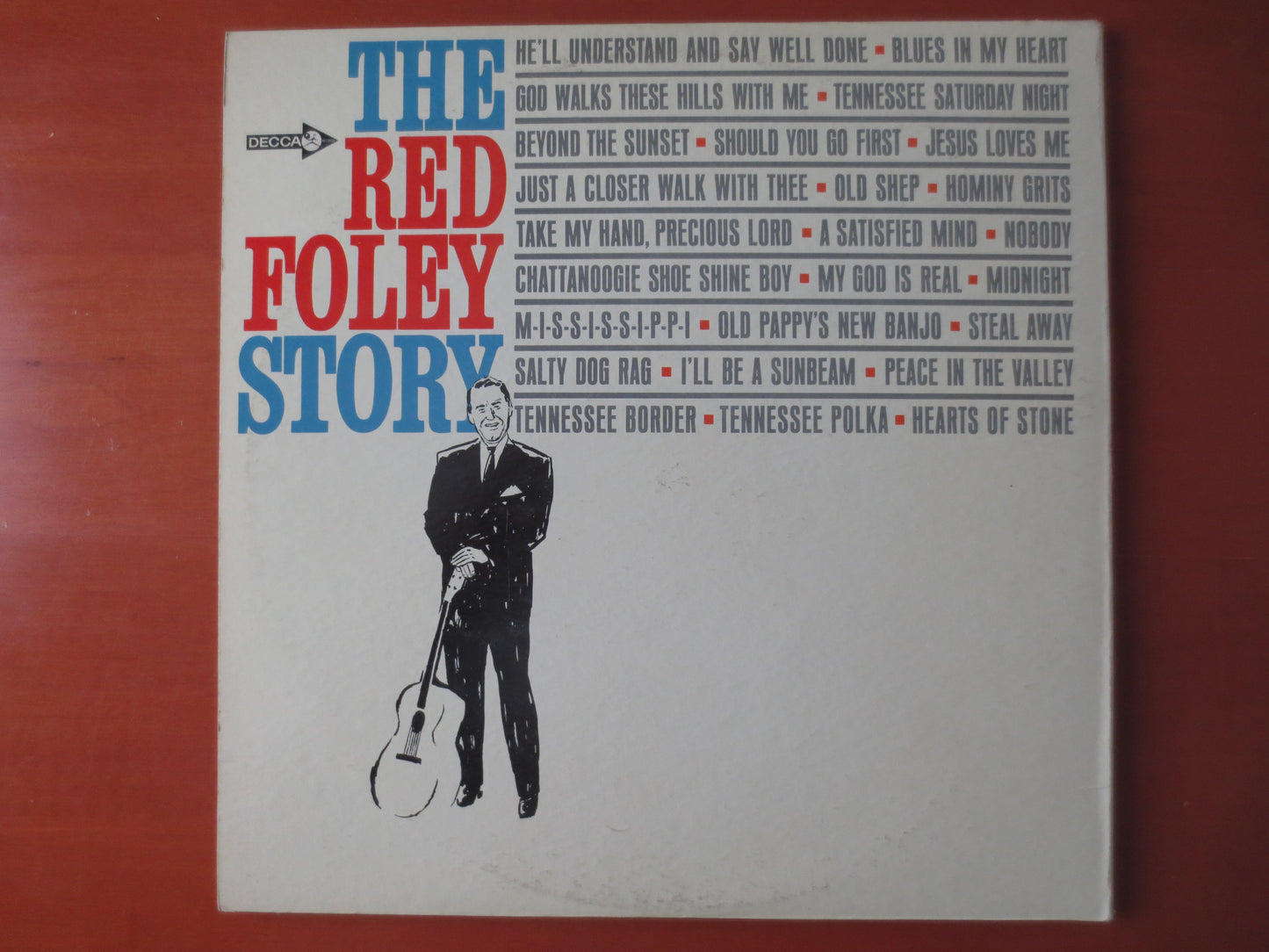 RED FOLEY, The Red Foley Story, Country Records, Vintage Vinyl, Red Foley Records, Red Foley Albums, Vinyl, 1964 Records
