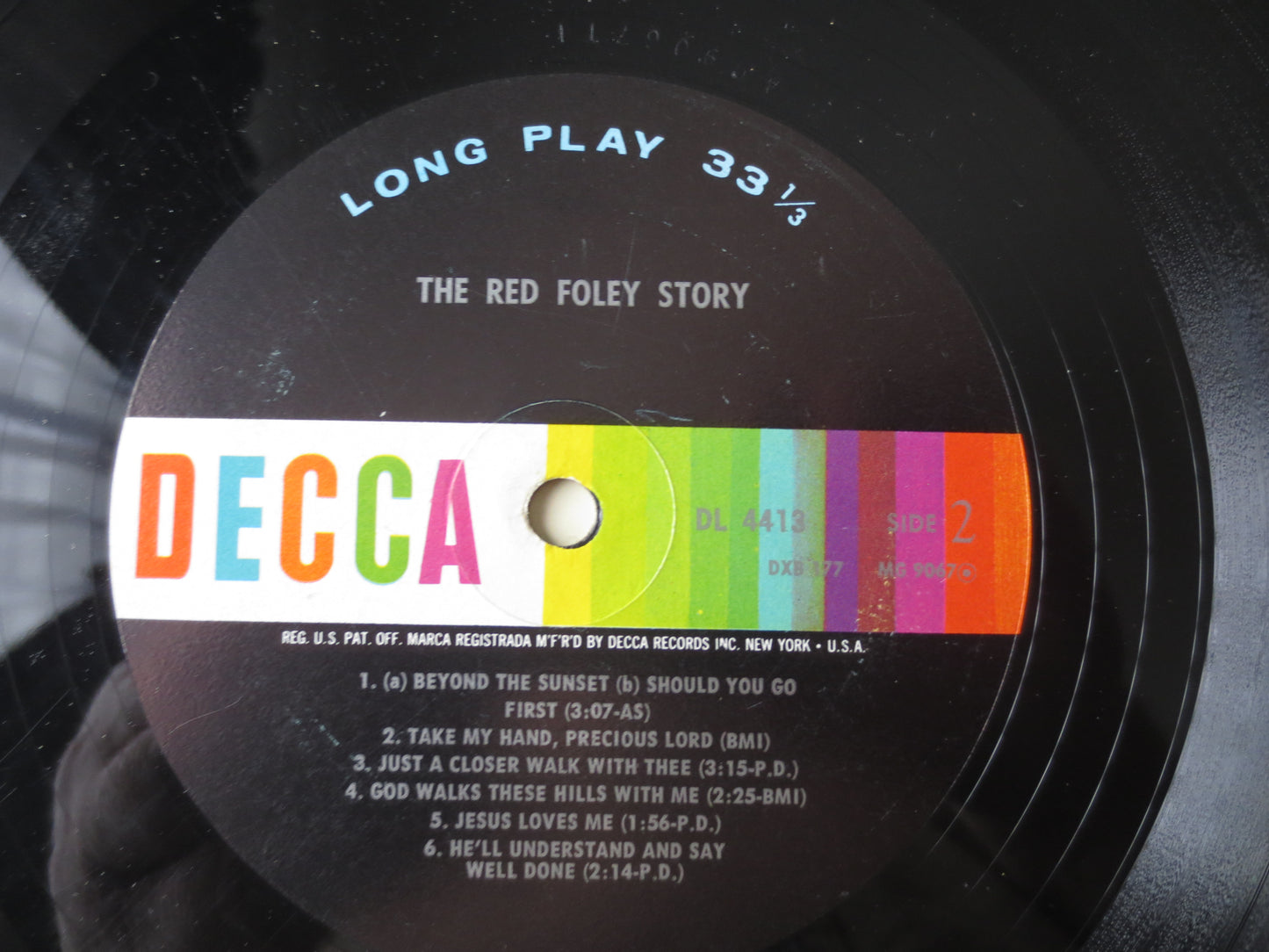 RED FOLEY, The Red Foley Story, Country Records, Vintage Vinyl, Red Foley Records, Red Foley Albums, Vinyl, 1964 Records