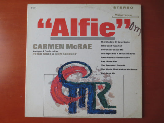 CARMEN McRAE, ALFIE, Carmen McRae Records, Carmen McRae Vinyl, Record Vinyl, Soundtrack Records, Vinyl Albums, 1966 Records