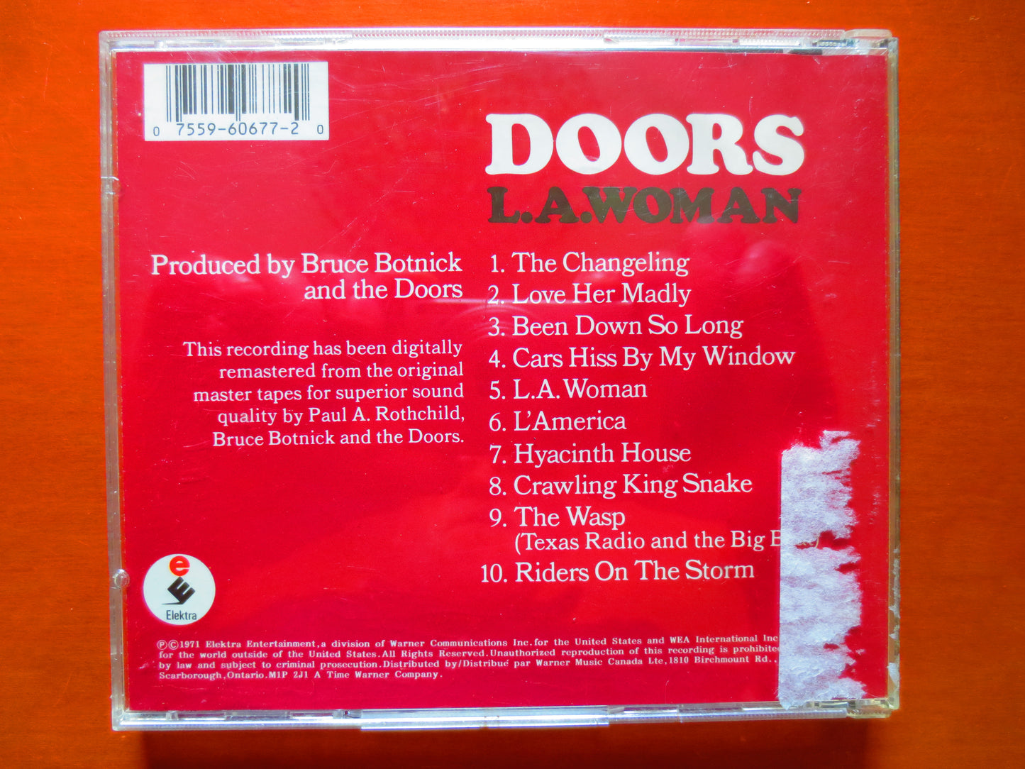 The DOORS, L A WOMAN, The DOORS Music, The Doors Song, Music Cd, Rock Cd, Rock Lp, Swing Cd, Vintage Pop, Rock Compact Discs