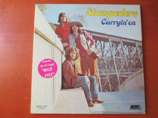 STAMPEDERS, Carryin' On Album, STAMPEDERS Records, STAMPEDERS Albums, Record Vinyl, Vintage Vinyl, lps, Vinyl, 1972 Records