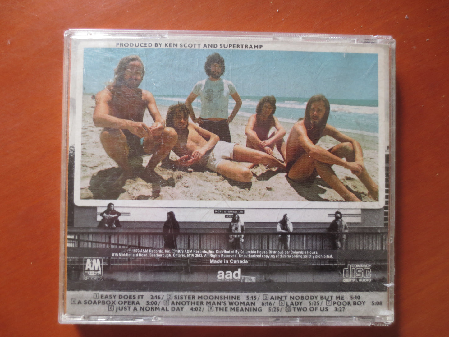 SUPERTRAMP, CRISIS, SUPERTRAMP Cd, Rock Music Cd, Supertramp Lp, Cd Rock Music, Vintage Compact Disc, Rock Compact Discs