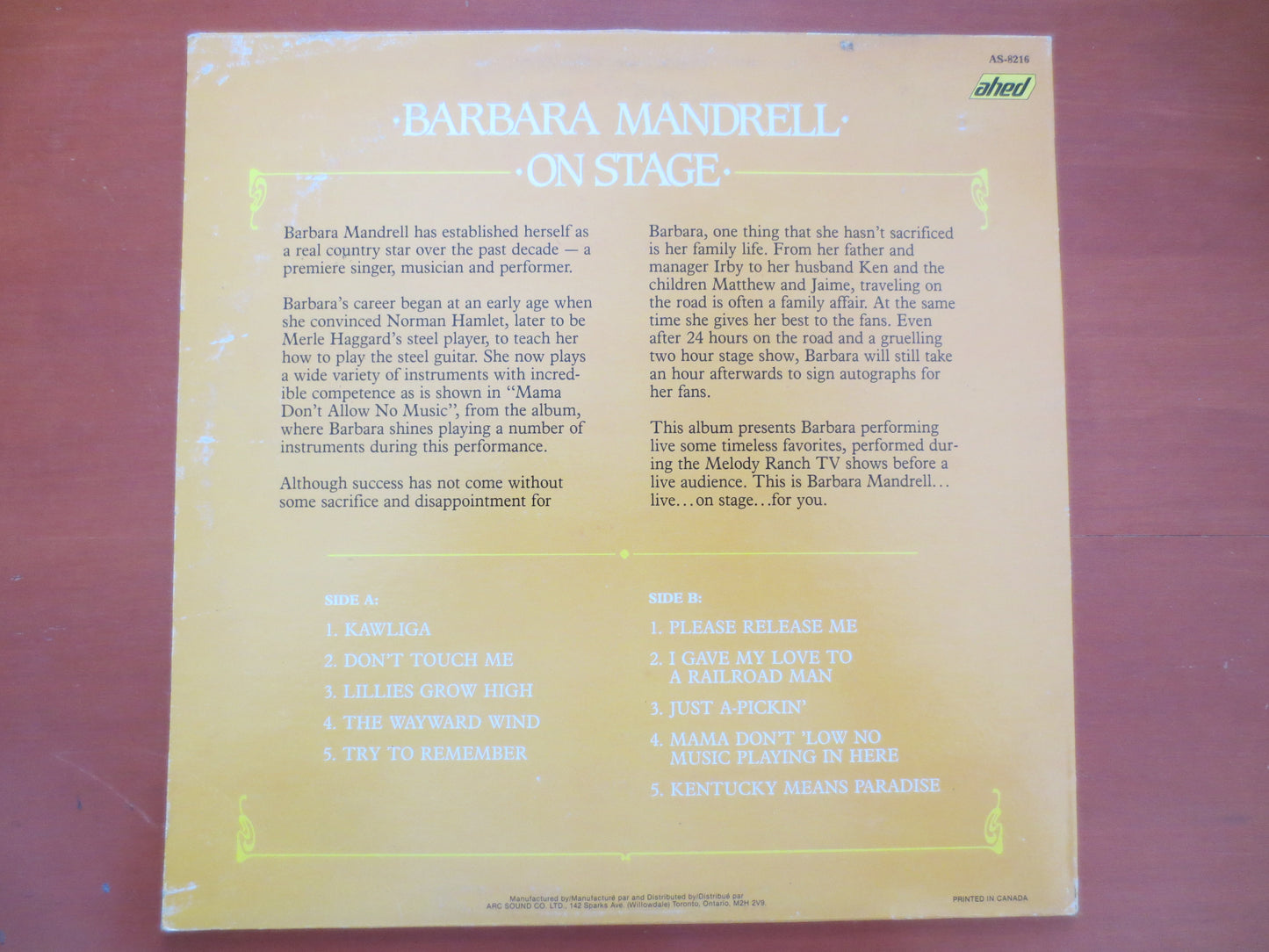 BARBARA MANDRELL, GOLDEN Treasures, Barbara Mandrell Lp, Country Record, Record Vinyl, Vinyl Lp, Vinyl Record, 1977 Records