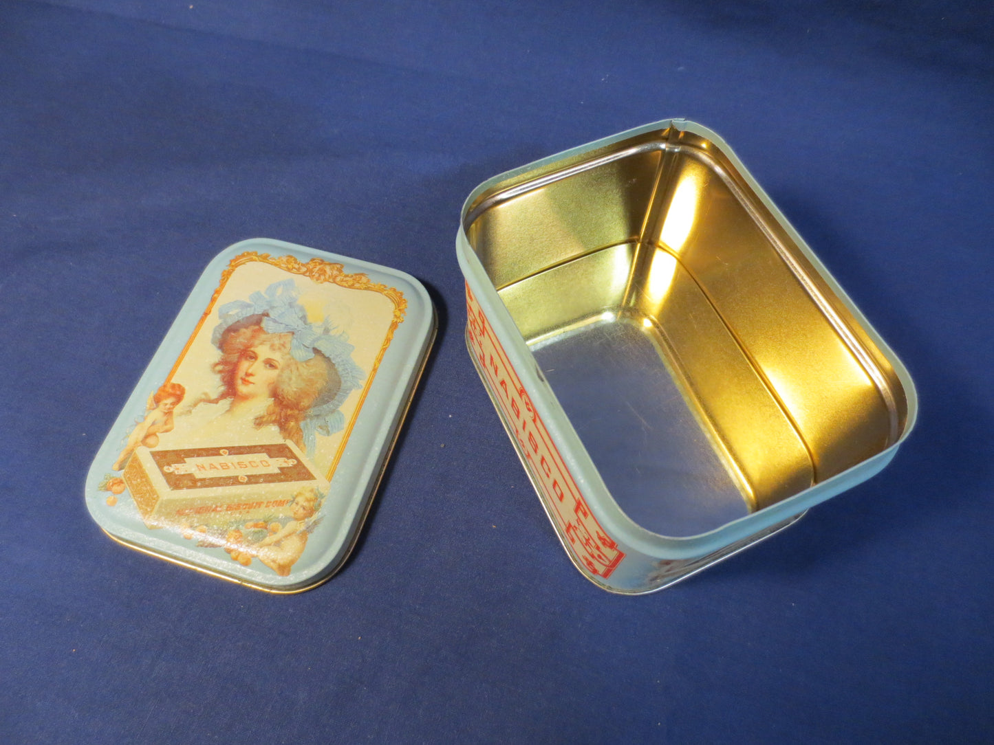 Vintage Tin Can, TIN BOX, NABISCO, Tin Can Box, Tin Advertising, Vintage Tin Box, Vintage Box, Vintage Can, Tin Toys, Tin Art, Tin Cans