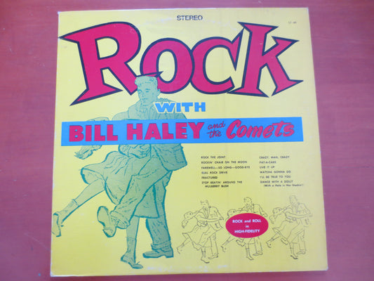 BILL HALEY, and the COMETS, Rock with Bill Haley, Rock and Roll, Bill Haley Record, Bill Haley Lp, Rock Lp, 1957 Records