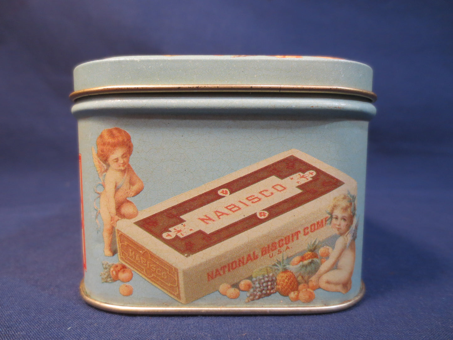 Vintage Tin Can, TIN BOX, NABISCO, Tin Can Box, Tin Advertising, Vintage Tin Box, Vintage Box, Vintage Can, Tin Toys, Tin Art, Tin Cans