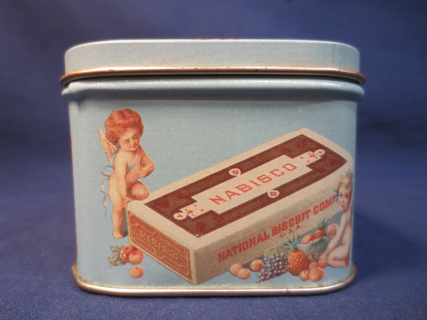 Vintage Tin Can, TIN BOX, NABISCO, Tin Can Box, Tin Advertising, Vintage Tin Box, Vintage Box, Vintage Can, Tin Toys, Tin Art, Tin Cans