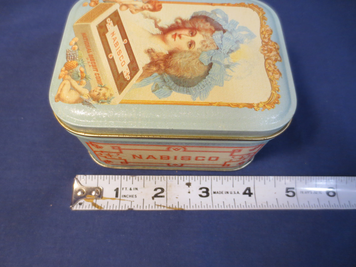 Vintage Tin Can, TIN BOX, NABISCO, Tin Can Box, Tin Advertising, Vintage Tin Box, Vintage Box, Vintage Can, Tin Toys, Tin Art, Tin Cans