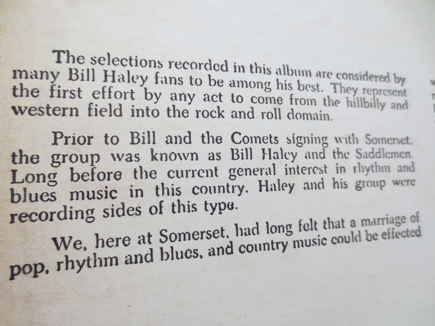 BILL HALEY, and the COMETS, Rock with Bill Haley, Rock and Roll, Bill Haley Record, Bill Haley Lp, Rock Lp, 1957 Records