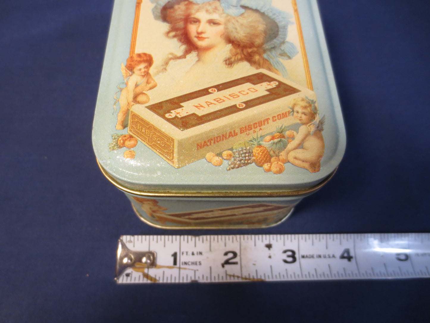 Vintage Tin Can, TIN BOX, NABISCO, Tin Can Box, Tin Advertising, Vintage Tin Box, Vintage Box, Vintage Can, Tin Toys, Tin Art, Tin Cans