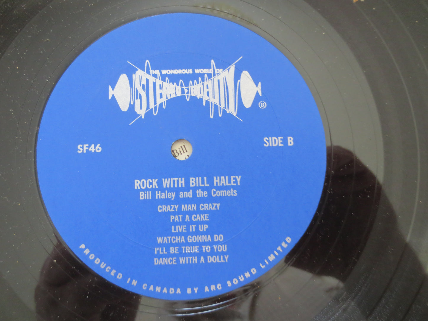 BILL HALEY, and the COMETS, Rock with Bill Haley, Rock and Roll, Bill Haley Record, Bill Haley Lp, Rock Lp, 1957 Records