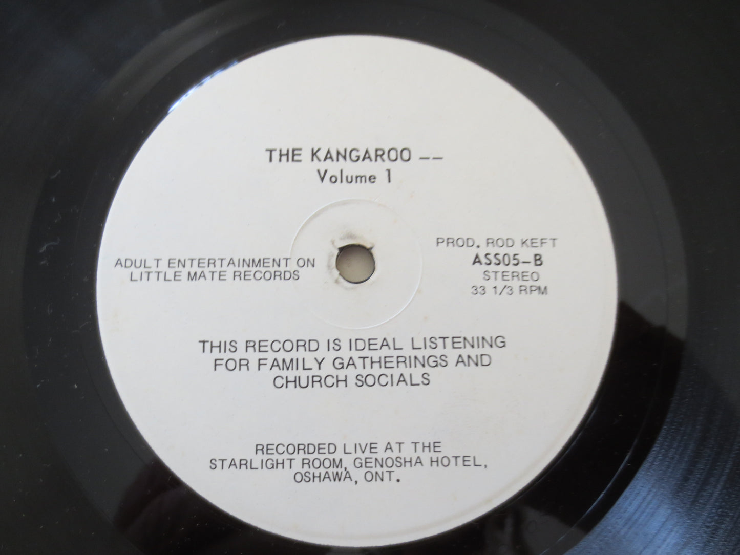 The KANGAROO, RESTRICTED Lp, Comedy Records, Novelty Records, Aussie Comedy, Comedian, The Kangaroo Album,  Canadian Comedy