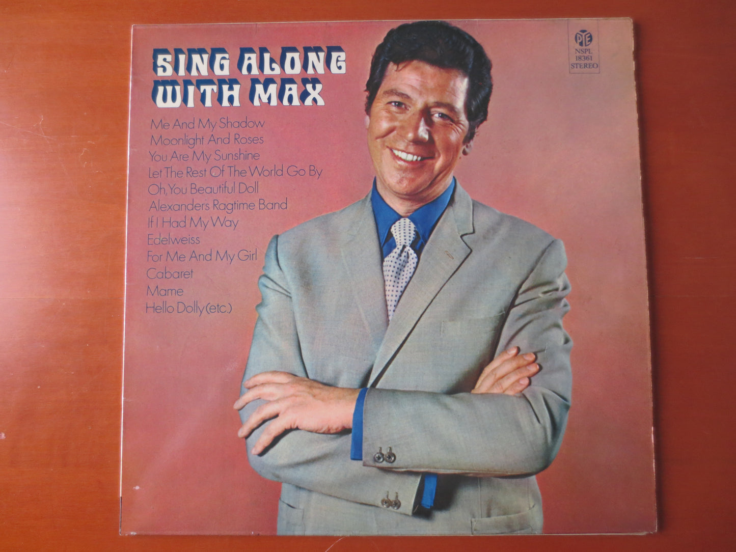 MAX BYGRAVES, SING Along Records, Max Bygraves Records, Max Bygraves Albums, Ragtime Records, Honky Tonk Album, 1971 Record