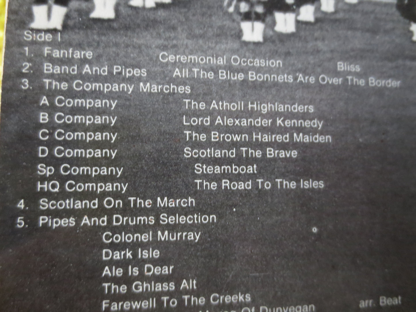 The BLACK WATCH, On TOUR, Scottish Bands, Marching Bands, Vinyl, Marching Band Albums, Marching Band Record, Drum Records