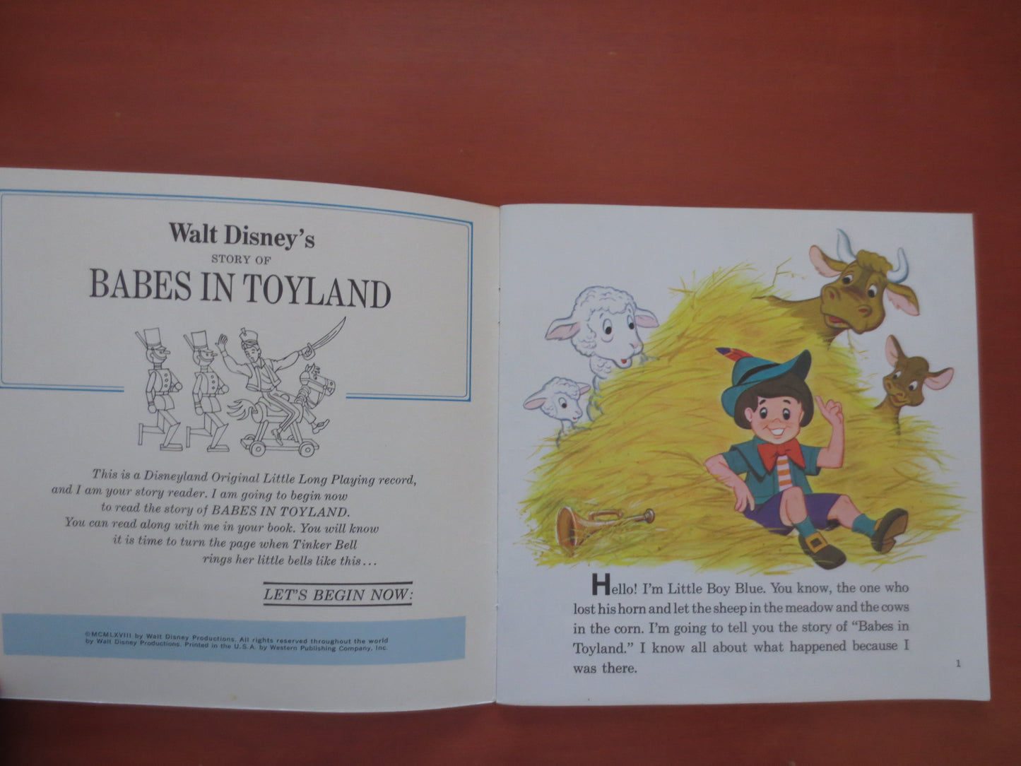 DISNEY Album, BABES in TOYLAND, Disneyland Record, Disney Records, Childrens Record, Disney Lp, Kids Lp, Lps, 1978 Record