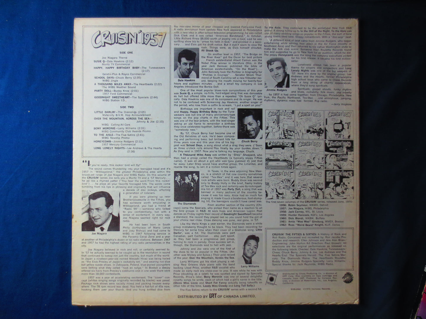 CRUISIN' 1957, Rock Records, Vintage Vinyl, Records, Vinyl, Pop Records, Vinyl Records, Vinyl Albums, lps, 1970 Records