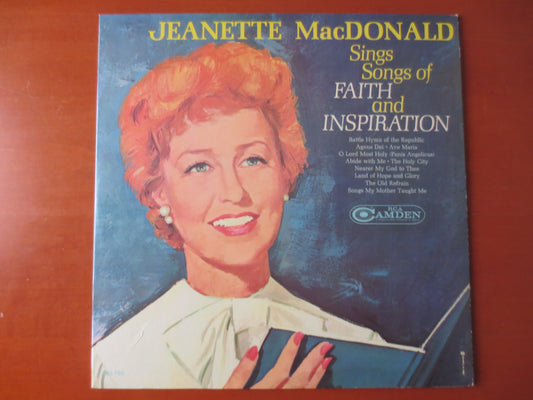 JEANETTE MACDONALD, FAITH and Inspiration, Gospel Records, Vintage Vinyl, Gospel Music, Vinyl, Gospel Albums, 1963 Records