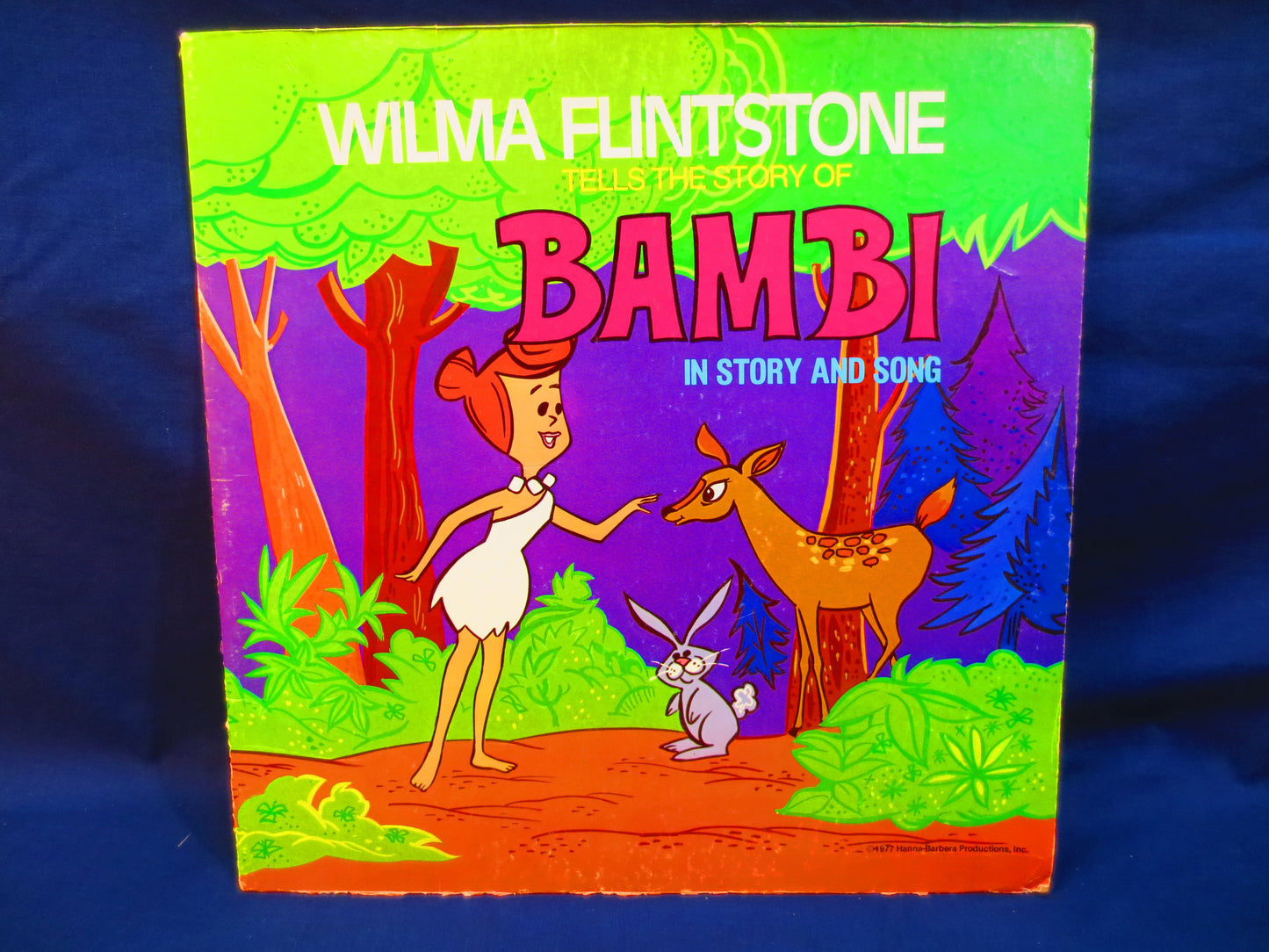 BAMBI, WILMA FLINTSTONE Lp, Kids Record, Childrens Records, Kids Album, Vinyl Record, Record Vinyl, Vinyl, 1977 Records