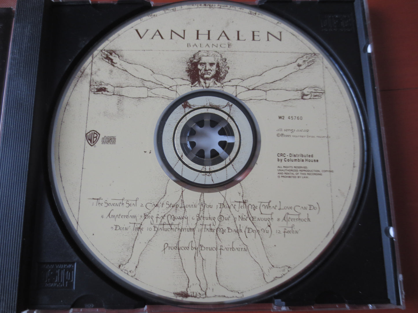 VAN HALEN Cd, Van Halen MUSIC, Balance Cd,  Rock Music Cd, Pop Cd, Vintage Rock Cd, Vintage Van Halen, 1995 Compact Discs