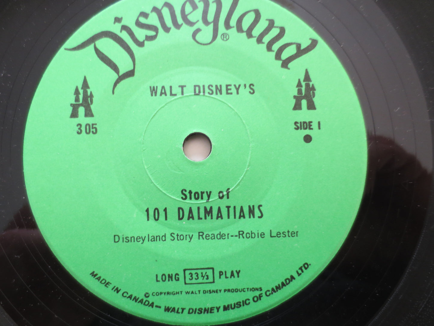 101 DALMATIANS, DISNEYLAND Records, Disney Album, Disney Records, Disney Vinyl, Kids Album, Disneyland Vinyl, 1965 Records