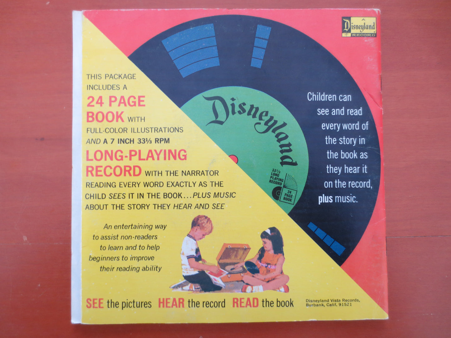 DISNEY Album, WINNIE the POOH, Disneyland Records, Disney Records, Childrens Records, Disney Lp, Vinyl Lp, lp, 1966 Records