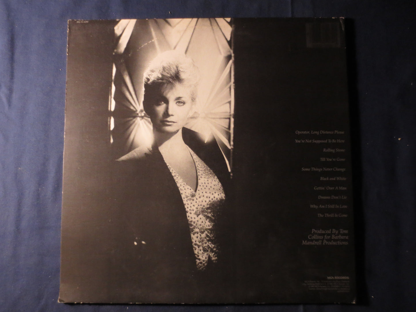 BARBARA MANDRELL, In Black and White, Barbara Mandrell Lp, Country Record, Record Vinyl, Lps, Vinyl Record, 1982 Records