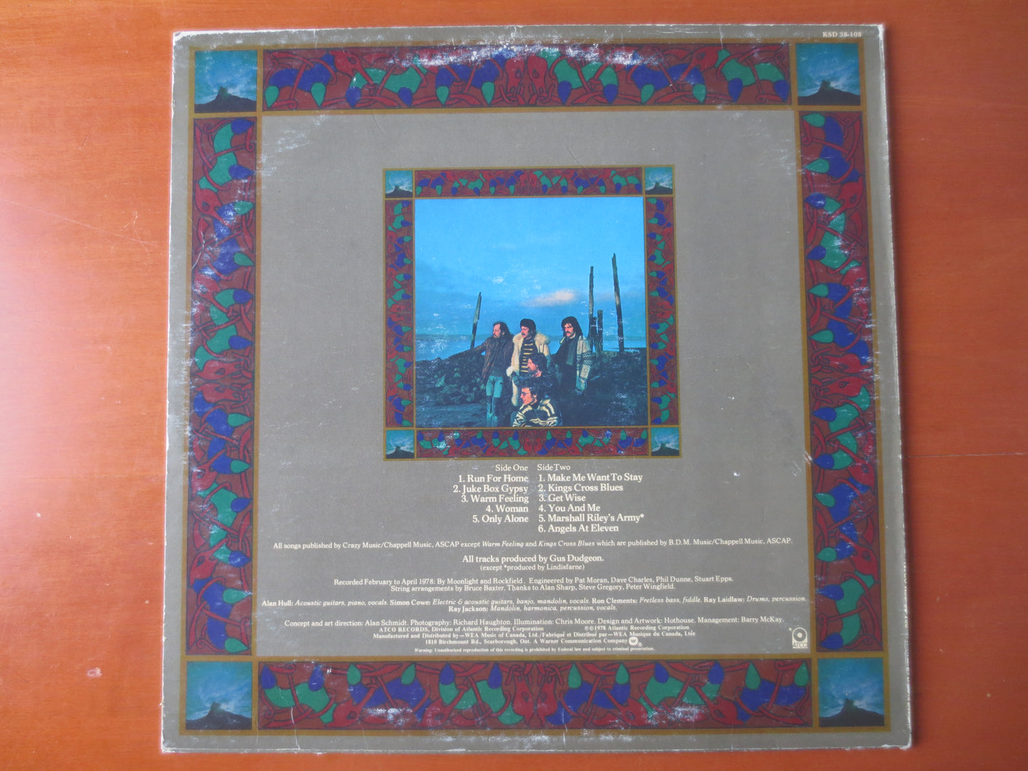 LINDISFARNE, Back and Fourth, LINDISFARNE Records, LINDISFARNE Albums, Folk Music Records, Record Vinyl, Lps, 1978 Records