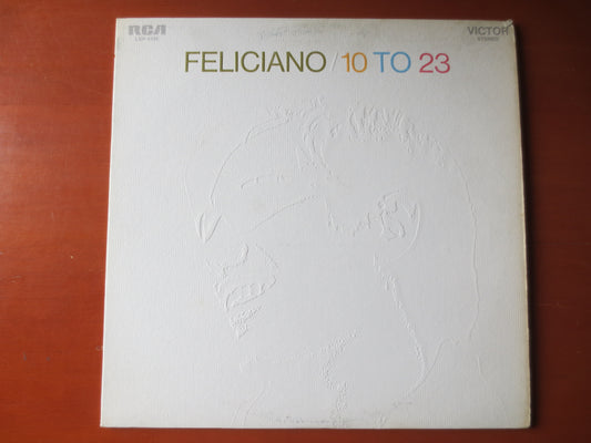 JOSE FELICIANO, JOSE FELICIANO Album, 10 to 23, Jose Feliciano Vinyl, Jose Feliciano Lp, Vintage Vinyl, Records, Folk Records, 1969 Records