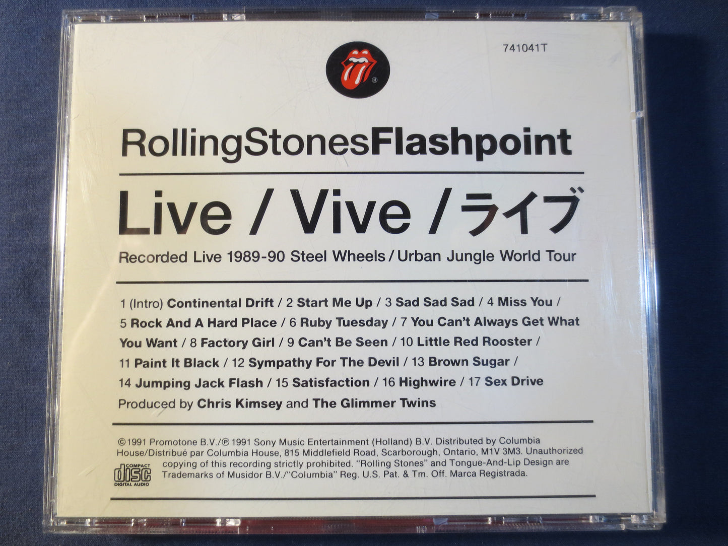 ROLLING STONES, FLASHPOINT, Rolling Stones Cd, Rolling Stones Album, Rolling Stones Albums, Rock Music Cd, 1991 Compact Discs