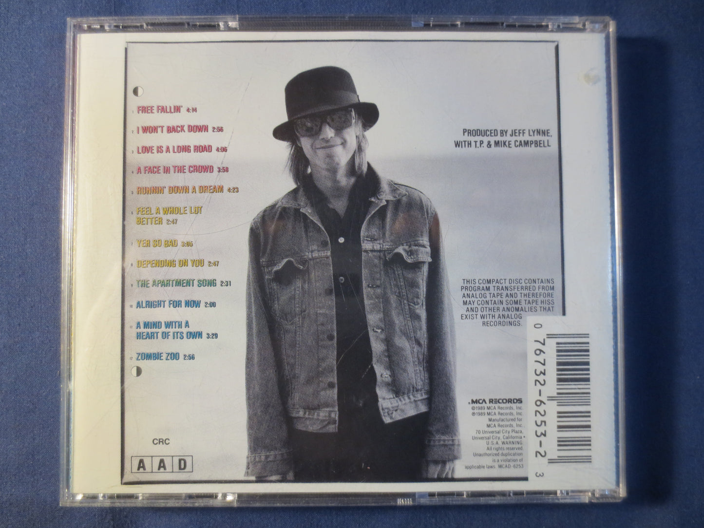 TOM PETTY, Full MOON Fever, Tom Petty Cd, Tom Petty Music, Tom Petty Songs, Tom Petty Album, Rock Cds, Cds, 1989 Compact Discs