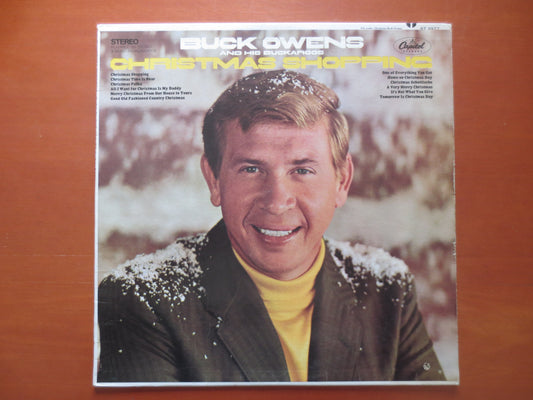 BUCK OWENS, CHRISTMAS Shopping, Buck Owens Albums, Buck Owens Vinyl, Christmas Album, Vinyl, Vintage Vinyl, 1973 Records