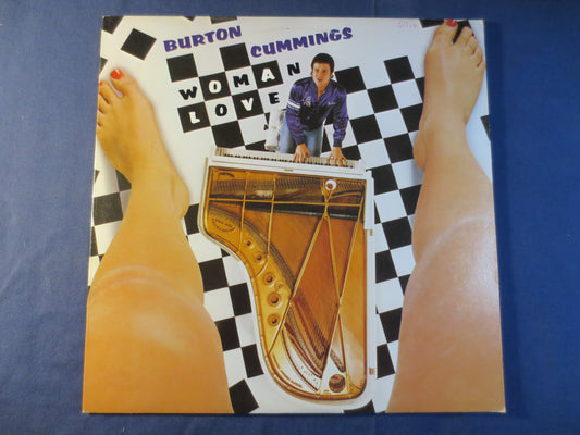 BURTON CUMMINGS, WOMAN Love, Burton Cummings Lp, Rock Record, Guess Who Record, Vinyl Record, Vinyl Album, Lps, 1980 Records