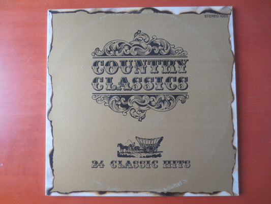 COUNTRY CLASSICS, 24 CLASSIC Hits, Country Albums, Country Music, Country Records, Vinyl Album, Vinyl Record, Folk Records