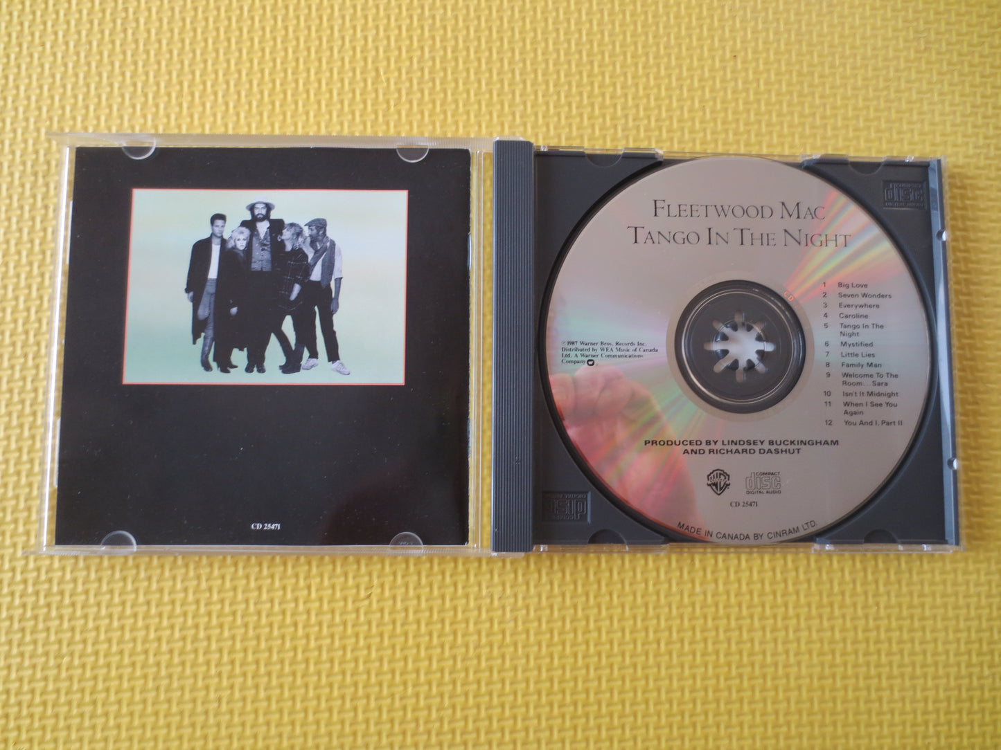 FLEETWOOD MAC, TANGO in the Night, Fleetwood Mac Cd, Rock Albums, Fleetwood Mac Album, Fleetwood Mac Lp, Cds, 1987 Compact Disc