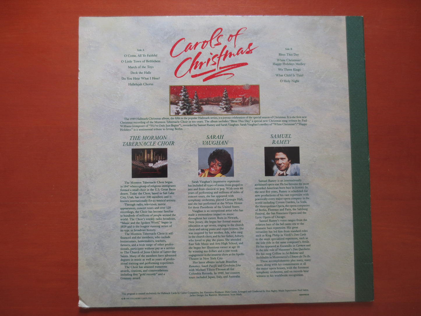 HALLMARK Album, CHRISTMAS ALBUM, Christmas Songs, Christmas Record, Christmas Vinyl, Christmas Lp, Vinyl Lp, 1989 Records