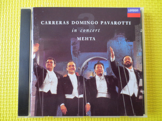 PAVAROTTI Cd, Placido DOMINGO Cd, Jose CARRERAS Cd, Luciano Pavarotti Cd, Opera Cds, The Three Tenors cd, 1990 Compact Disc