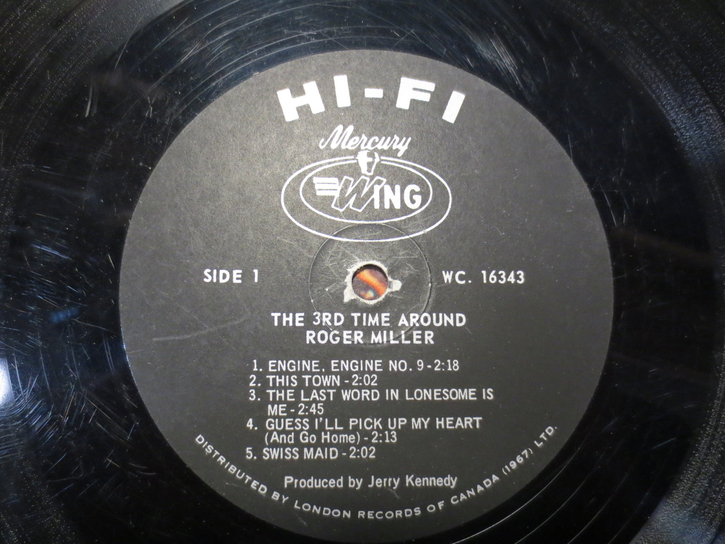 ROGER MILLER Record, The 3rd Time Around, Roger Miller Album, Roger Miller Vinyl, Roger Miller Lp, Vinyl Lp, 1965 Records