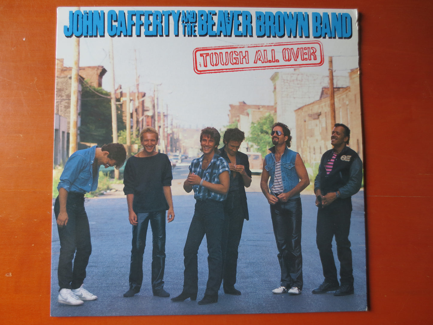 JOHN CAFFERTY, TOUGH All Over, Beaver Brown Band, Vintage Vinyl, Record Vinyl, Vinyl Record, Vinyl, Rock lps, 1985 Records
