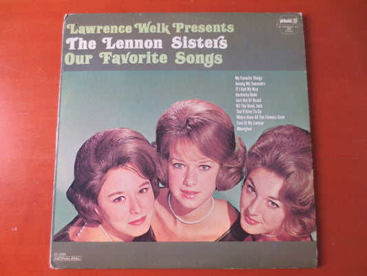 The LENNON SISTERS, Our FAVORITE Songs, Lennon Sisters Album, Vintage Vinyl, Record Vinyl, Records, Vinyl Lp, 1958 Records