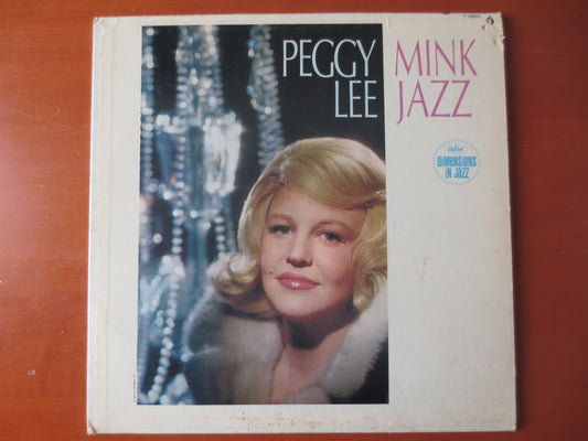 PEGGY LEE, Mink JAZZ, Vintage Vinyl, Peggy Lee Records, Peggy Lee Albums, Peggy Lee Vinyl, Jazz Lp, Vinyl Lps, 1959 Records