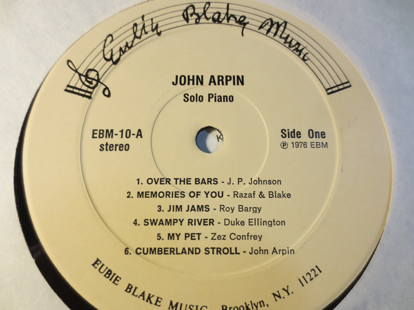 JOHN ARPIN, Solo PIANO, Jazz Records, John Arpin Records, John Arpin Album, John Arpin Lp, Jazz Record, Lps, 1976 Records