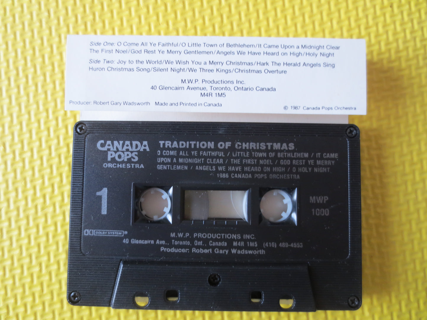 CHRISTMAS Cassette, CHRISTMAS Tape, CHRISTMAS Lp, Tape Cassette, Music Cassette, Christmas Album, Cassettes, 1987 Cassette