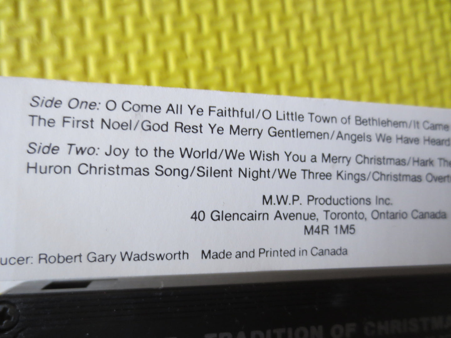 CHRISTMAS Cassette, CHRISTMAS Tape, CHRISTMAS Lp, Tape Cassette, Music Cassette, Christmas Album, Cassettes, 1987 Cassette