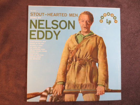 NELSON EDDY, Stout Hearted MEN, Nelson Eddy Album, Nelson Eddy Vinyl, Nelson Eddy Lp, Vintage Vinyl, 1958 Records