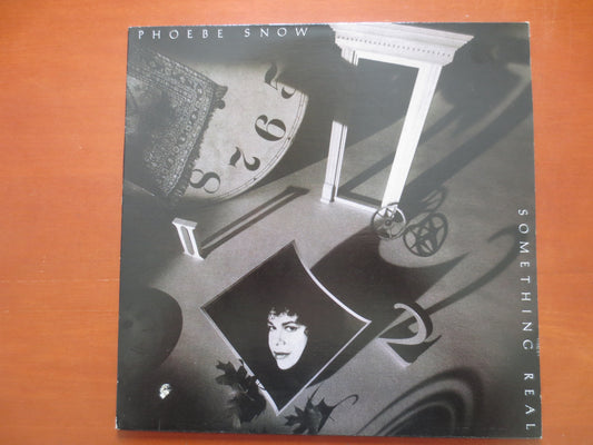 PHOEBE SNOW, Something REAL, Phoebe Snow Record, Phoebe Snow Album, Vinyl Records, Phoebe Snow Vinyl, Pop Lp, 1989 Records