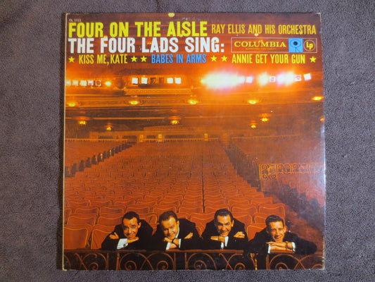 The FOUR LADS Record, Four on the AISLE,  The Four Lads Album, The Four Lads Vinyl, The Four Lads Lp, Vinyl, 1958 Records