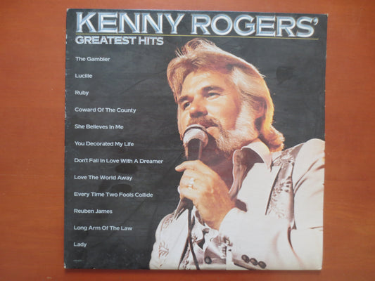 KENNY ROGERS, GREATEST Hits Record, Kenny Rogers Album, Kenny Rogers Vinyl, Kenny Rogers Lp, Vinyl Lp, 1980 Records