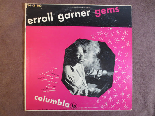 ERROL GARNER, GEMS, Errol Garner Record, Errol Garner Album, Errol Garner Vinyl, Errol Garner Lp, Boogie Lps,1955 Records