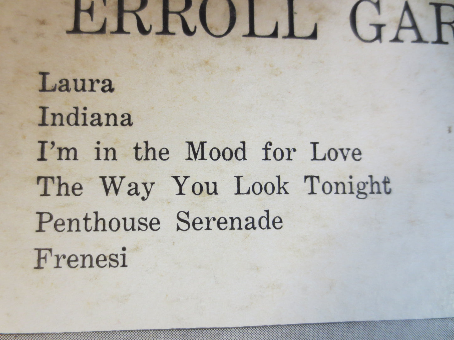 ERROL GARNER, GEMS, Errol Garner Record, Errol Garner Album, Errol Garner Vinyl, Errol Garner Lp, Boogie Lps,1955 Records