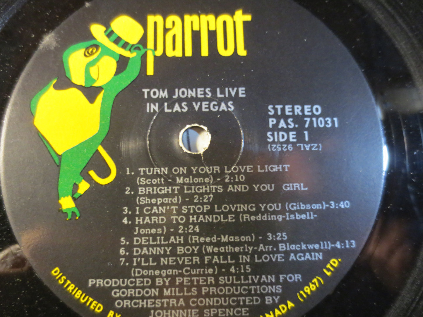 TOM JONES, LIVE in Las Vegas, Tom Jones Record, Tom Jones Album, Tom Jones Lp, Vinyl Record, Vinyl Lp, Vinyl, 1967 Records